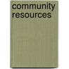 Community Resources door Saddleback Educational Publishing