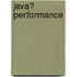 Java� Performance