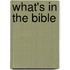 What's in the Bible