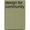 Design for Community door Derek Powazek