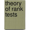 Theory of Rank Tests door Zbynek Sidak