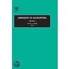 Advances in Accounting by Salvador Carmona