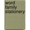 Word Family Stationery by Marilyn Myers Burch
