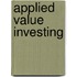 Applied Value Investing