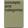 Concepts And Categories door Isaiah Sir Berlin