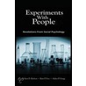 Experiments With People by Robert P. Abelson