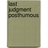 Last Judgment Posthumous door John Whitehea xWhitehead