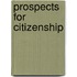 Prospects for Citizenship