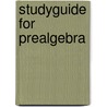 Studyguide for Prealgebra by Cram101 Textbook Reviews