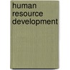 Human Resource Development by Steve Brown