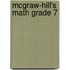 Mcgraw-Hill's Math Grade 7