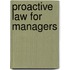Proactive Law for Managers