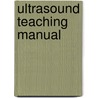 Ultrasound Teaching Manual by Matthias Hofer
