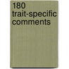 180 Trait-Specific Comments door Ruth Culham