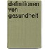 Definitionen Von Gesundheit
