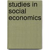 Studies in Social Economics by La(c)on Walras