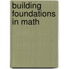 Building Foundations in Math door Joan Novelli