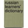 Russian Learners' Dictionary door Nicholas Brown