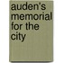 Auden's Memorial for the City