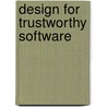 Design for Trustworthy Software door Peter Patton