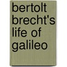 Bertolt Brecht's Life of Galileo door Jane McGennisken