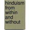Hinduism from Within and Without door Katharina H�fner
