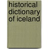 Historical Dictionary of Iceland door Guomundur Halfdanarson