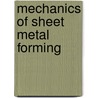 Mechanics of Sheet Metal Forming door Jack Hu