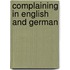 Complaining in English and German