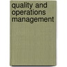 Quality And Operations Management door Elearn