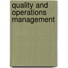 Quality And Operations Management by Elearn
