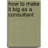 How to Make it Big as a Consultant