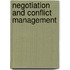 Negotiation and Conflict Management