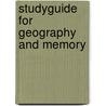 Studyguide for Geography and Memory by Cram101 Textbook Reviews
