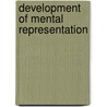 Development of Mental Representation door Siegel