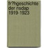Fr�Hgeschichte Der Nsdap 1919-1923