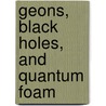 Geons, Black Holes, and Quantum Foam door Kenneth Ford