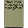 Introduction to Emergency Management door Jane Bullock