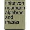 Finite Von Neumann Algebras and Masas by Roger Smith
