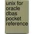 Unix for Oracle Dbas Pocket Reference