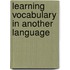 Learning Vocabulary in Another Language