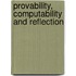 Provability, Computability and Reflection