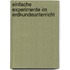 Einfache Experimente Im Erdkundeunterricht