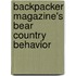 Backpacker Magazine's Bear Country Behavior