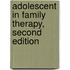 Adolescent in Family Therapy, Second Edition