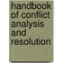 Handbook Of Conflict Analysis And Resolution