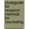 Studyguide for Research Methods for Counseling by Cram101 Textbook Reviews