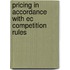 Pricing in Accordance with Ec Competition Rules