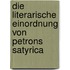 Die Literarische Einordnung Von Petrons Satyrica