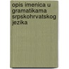 Opis Imenica U Gramatikama Srpskohrvatskog Jezika by Daniela H�ttemann
